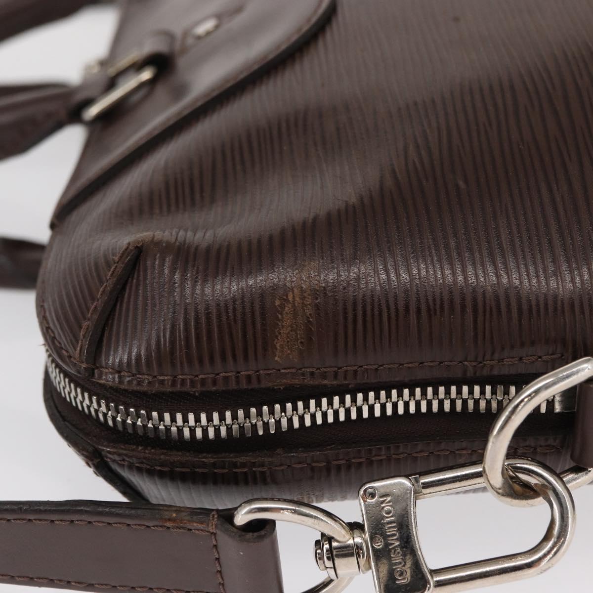 LOUIS VUITTON Epi Porte Documents Jules Bag 2way Brown M50161 LV Auth ka1420