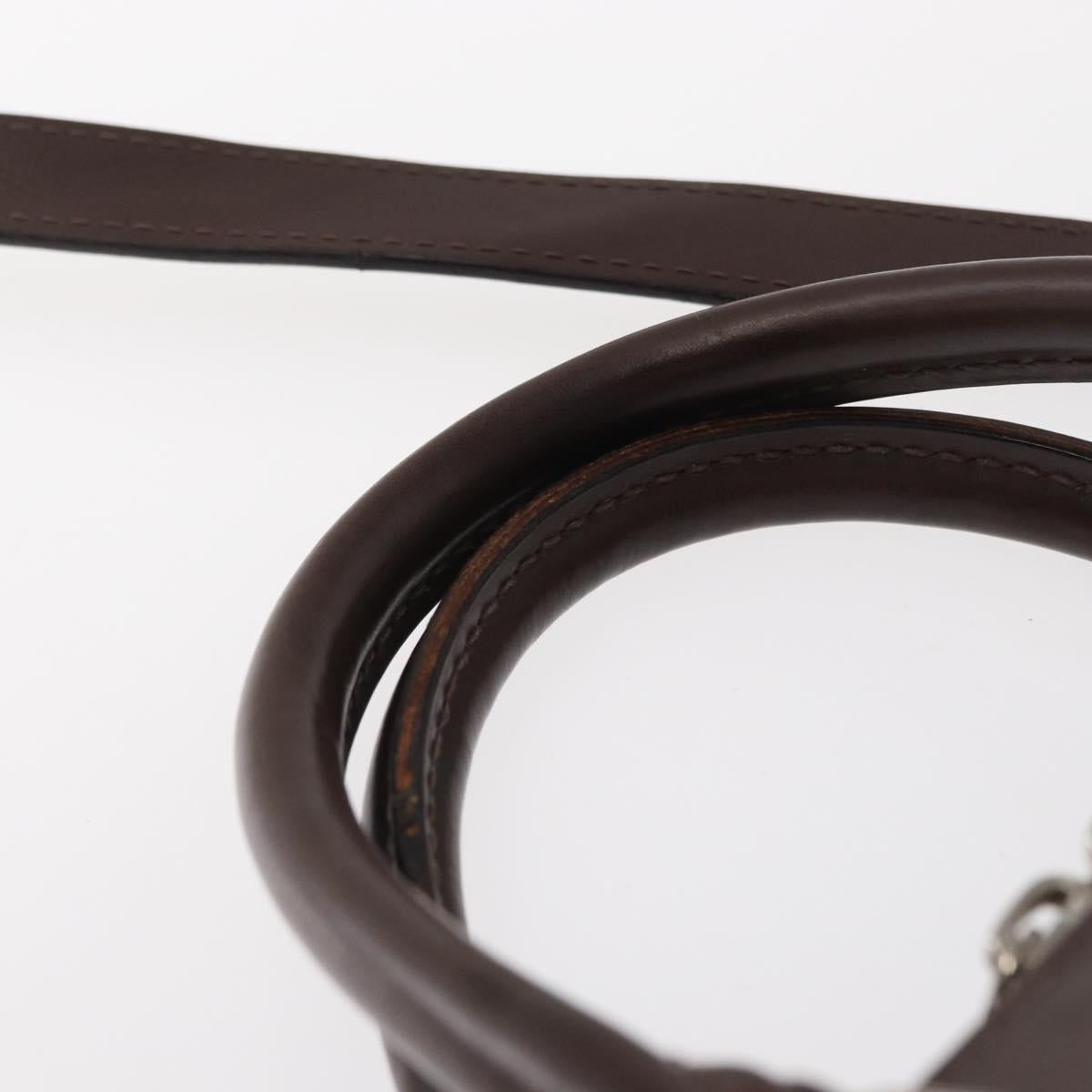 LOUIS VUITTON Epi Porte Documents Jules Bag 2way Brown M50161 LV Auth ka1420