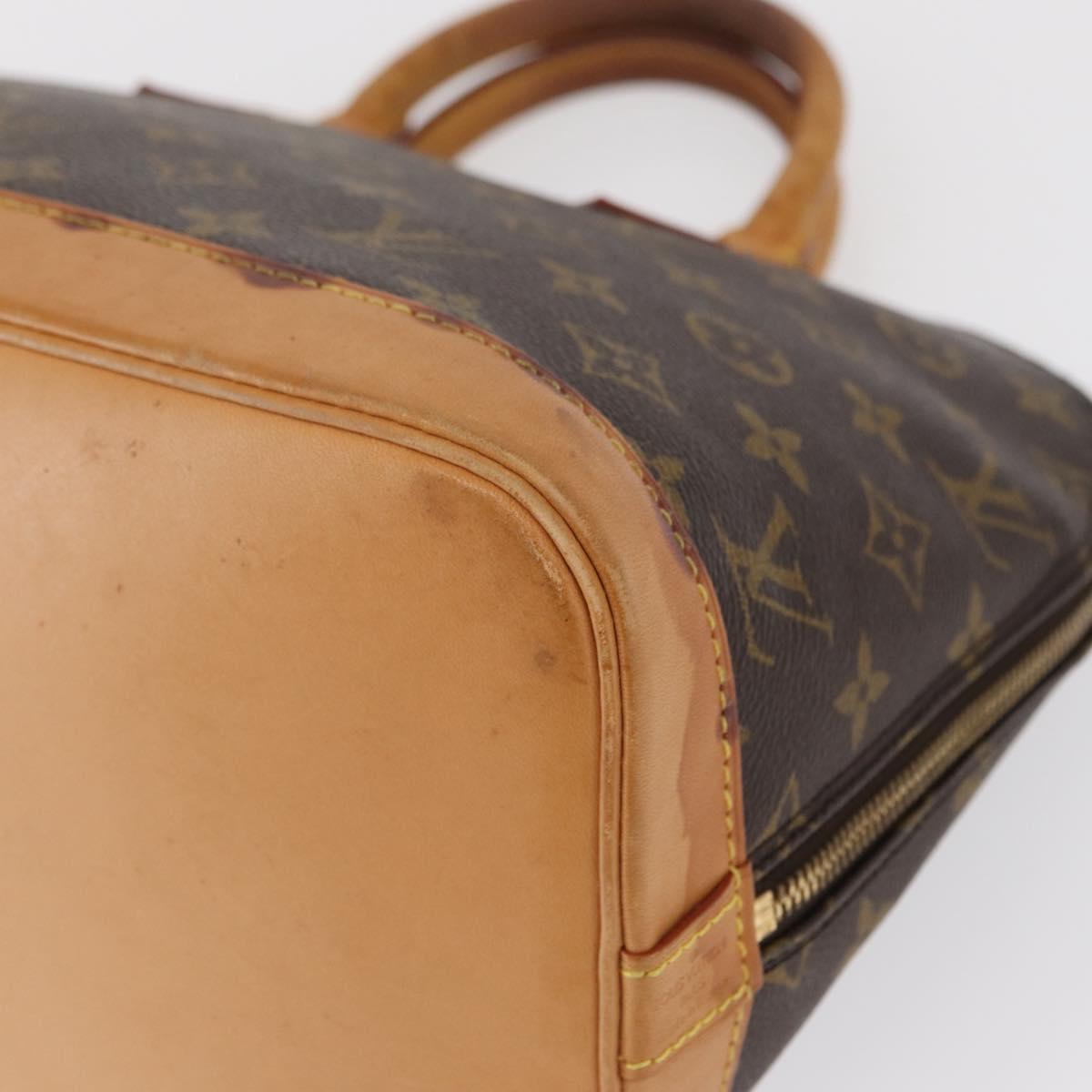 LOUIS VUITTON Monogram Alma Hand Bag M51130 LV Auth ka1429