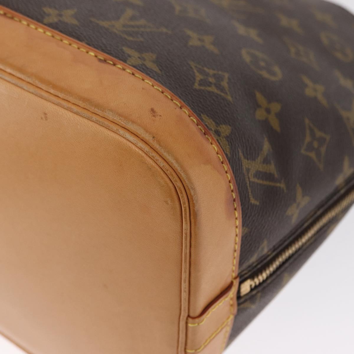 LOUIS VUITTON Monogram Alma Hand Bag M51130 LV Auth ka1429