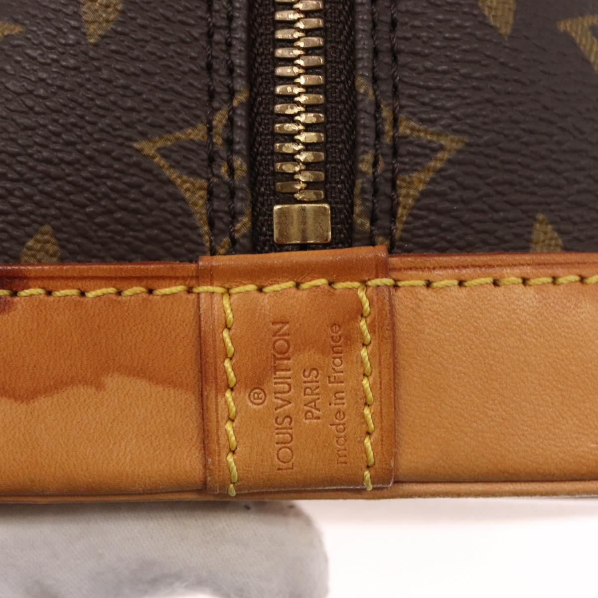 LOUIS VUITTON Monogram Alma Hand Bag M51130 LV Auth ka1429