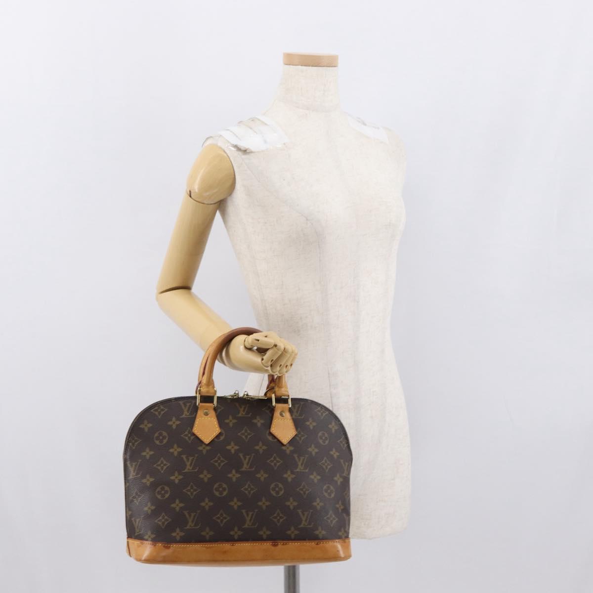 LOUIS VUITTON Monogram Alma Hand Bag M51130 LV Auth ka1429
