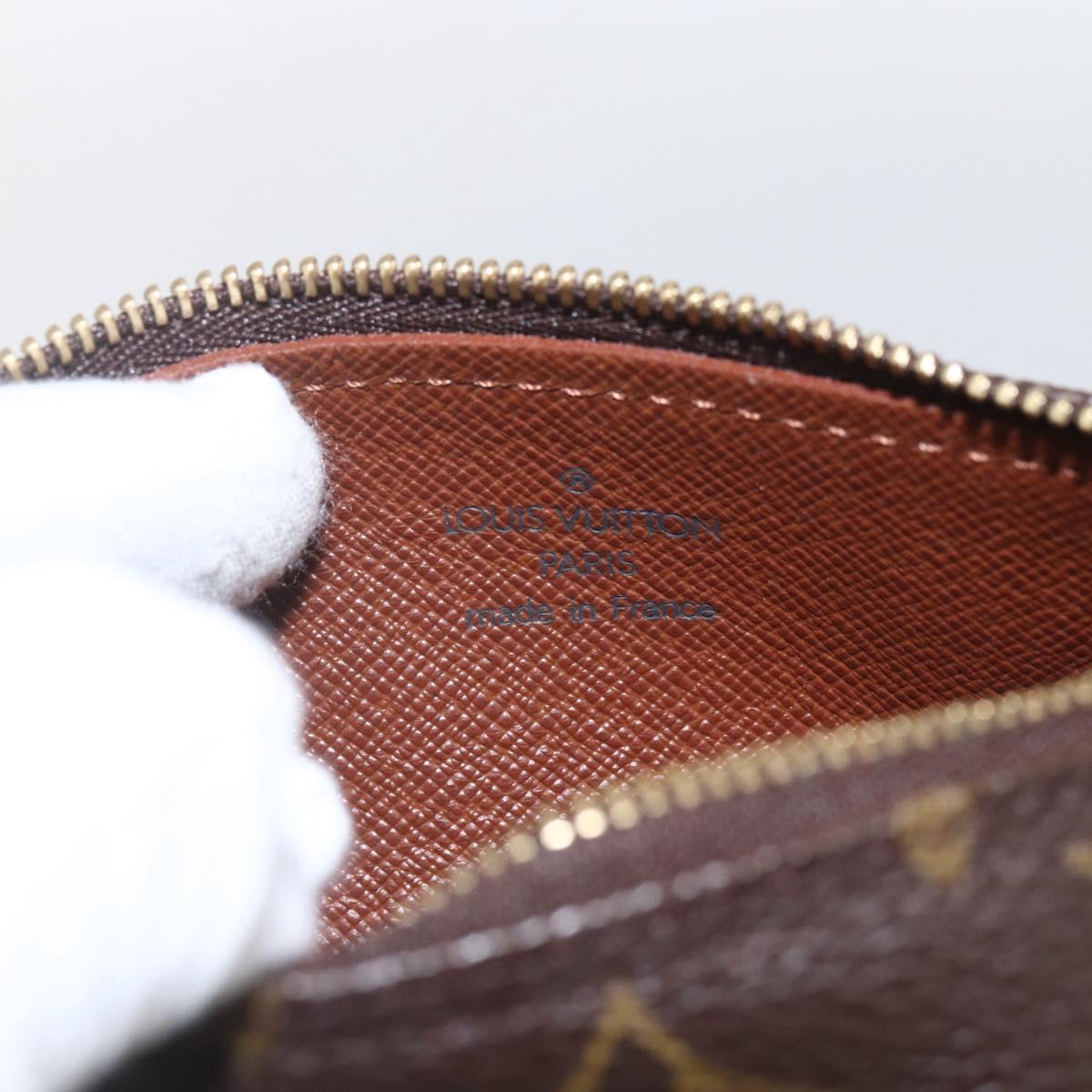 LOUIS VUITTON Monogram Papillon Pouch LV Auth ka1443
