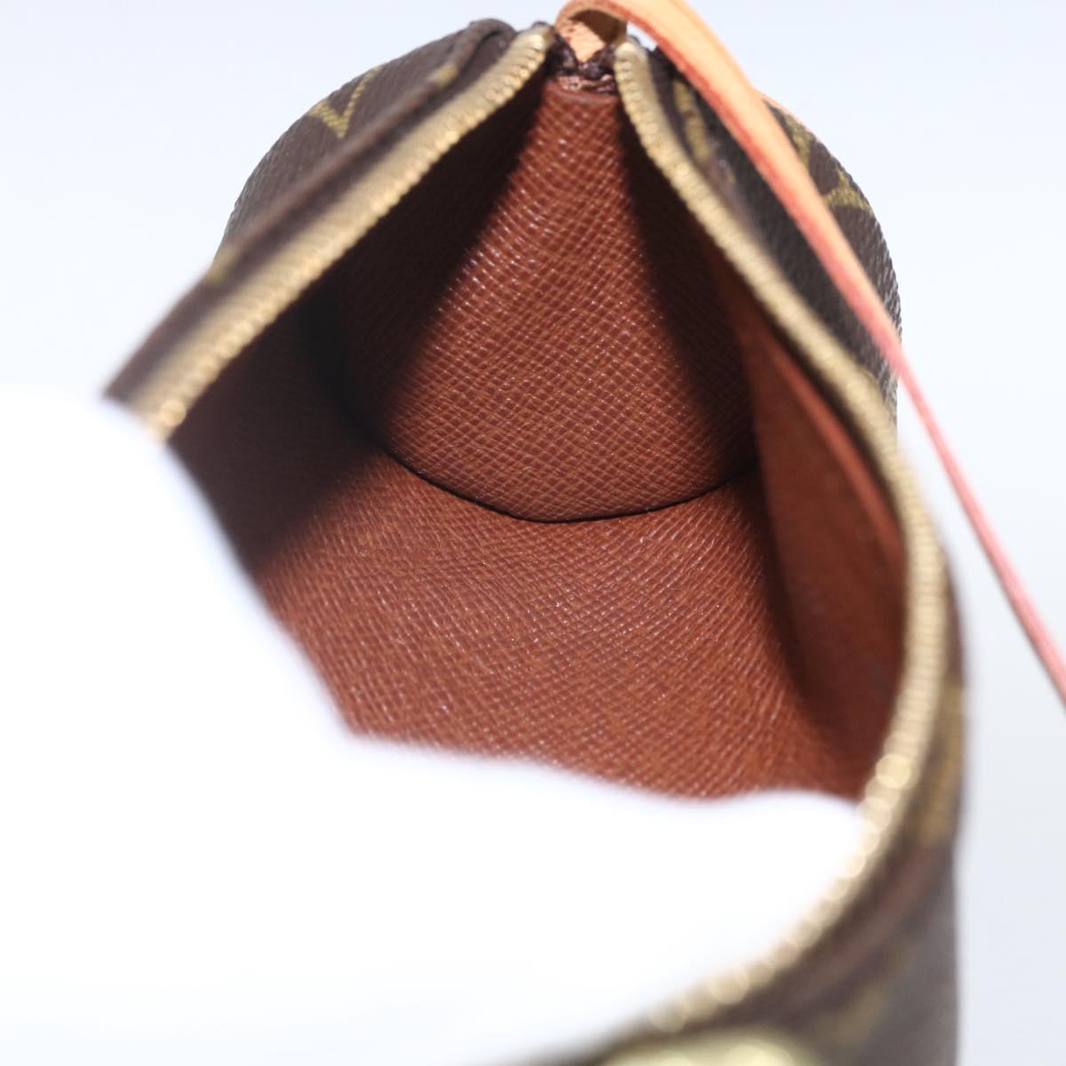 LOUIS VUITTON Monogram Papillon Pouch LV Auth ka1443