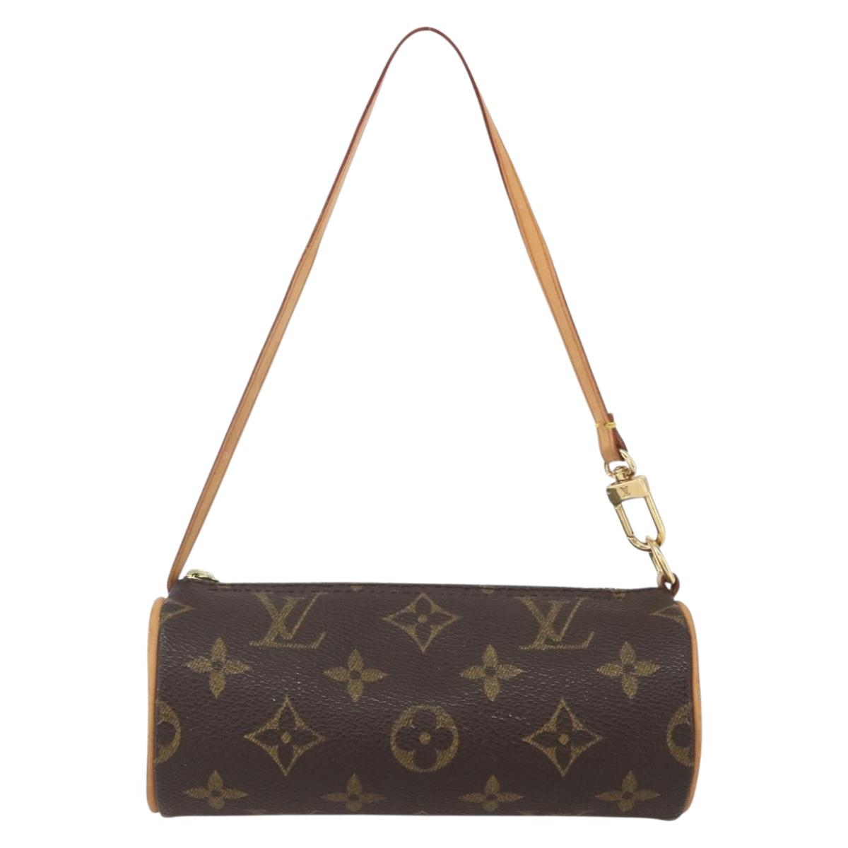 LOUIS VUITTON Monogram Papillon Pouch LV Auth ka1443