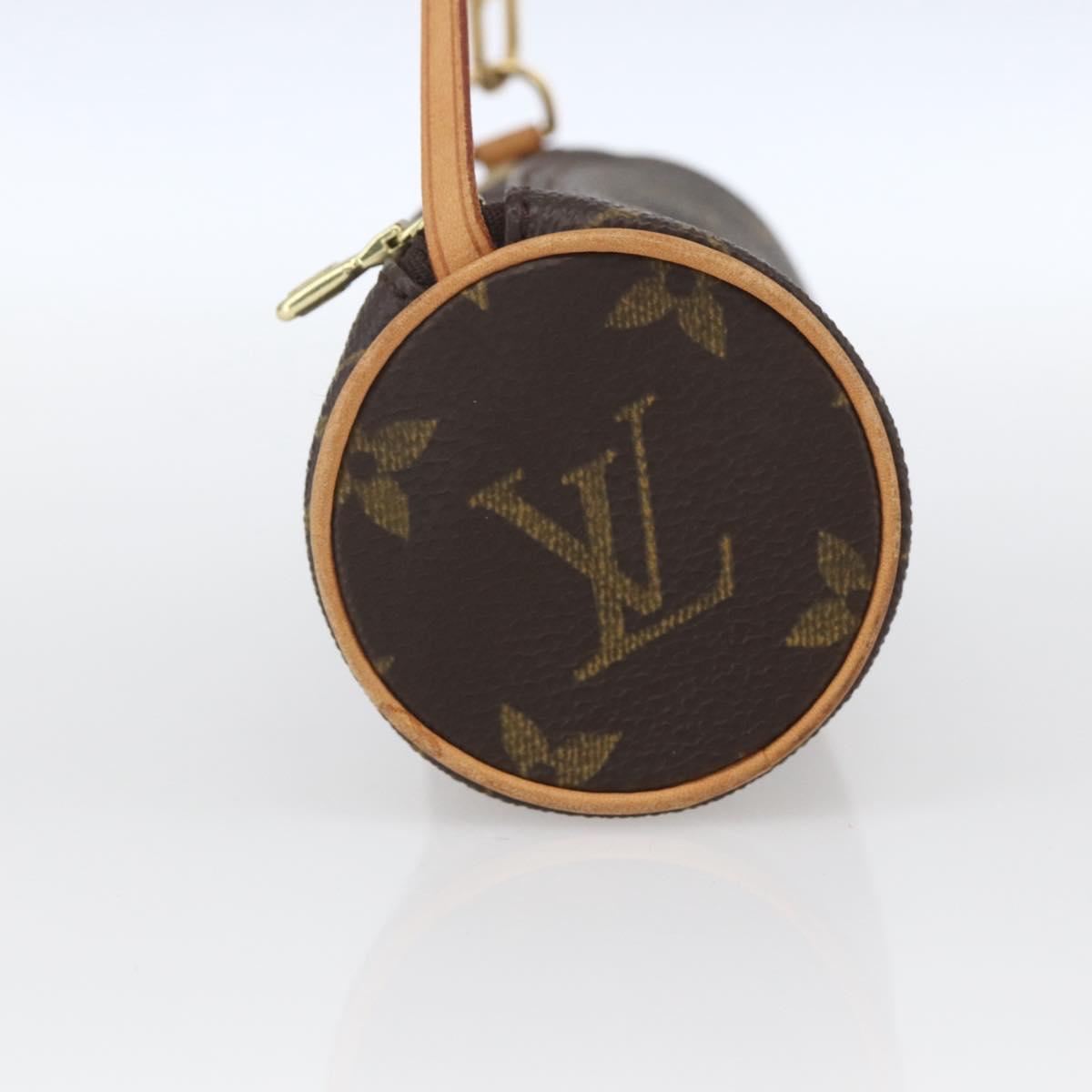 LOUIS VUITTON Monogram Papillon Pouch LV Auth ka1443