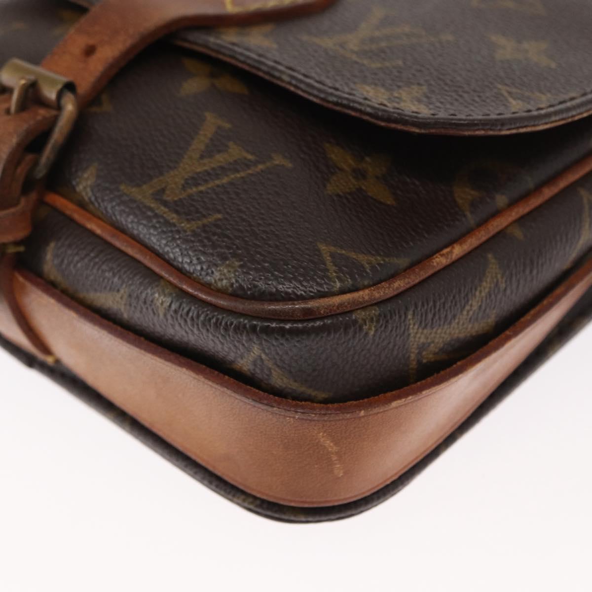 LOUIS VUITTON Monogram Cartouchiere PM Shoulder Bag M51254 LV Auth ka1444