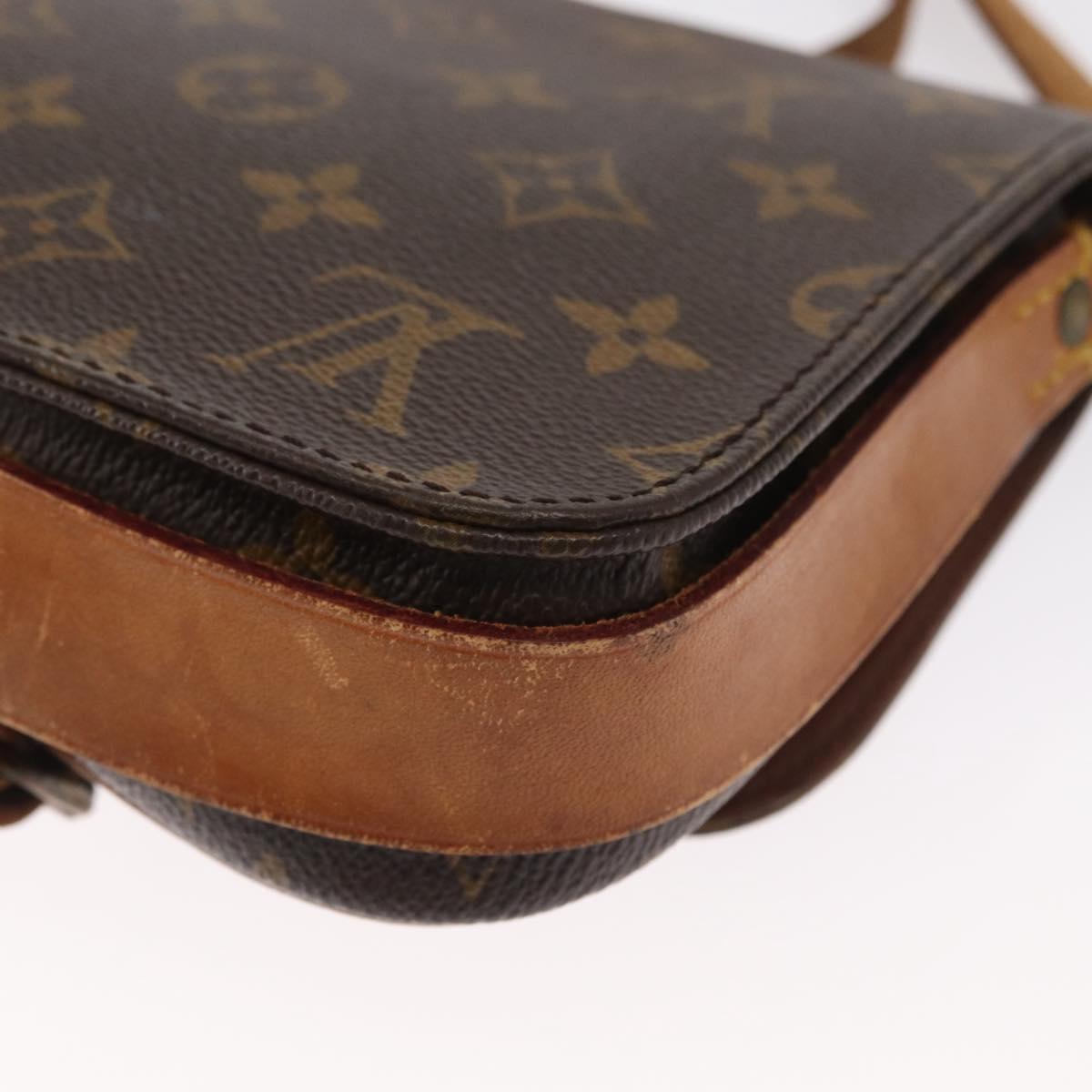 LOUIS VUITTON Monogram Cartouchiere PM Shoulder Bag M51254 LV Auth ka1444
