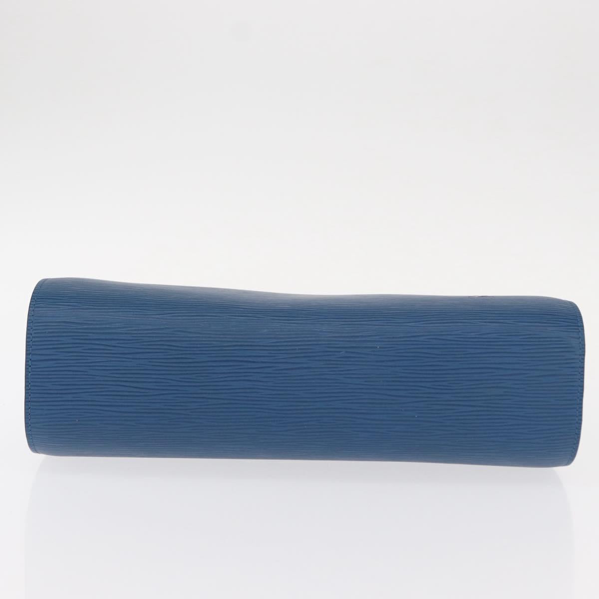 LOUIS VUITTON Epi Dauphine GM Pouch Blue M48435 LV Auth ka145