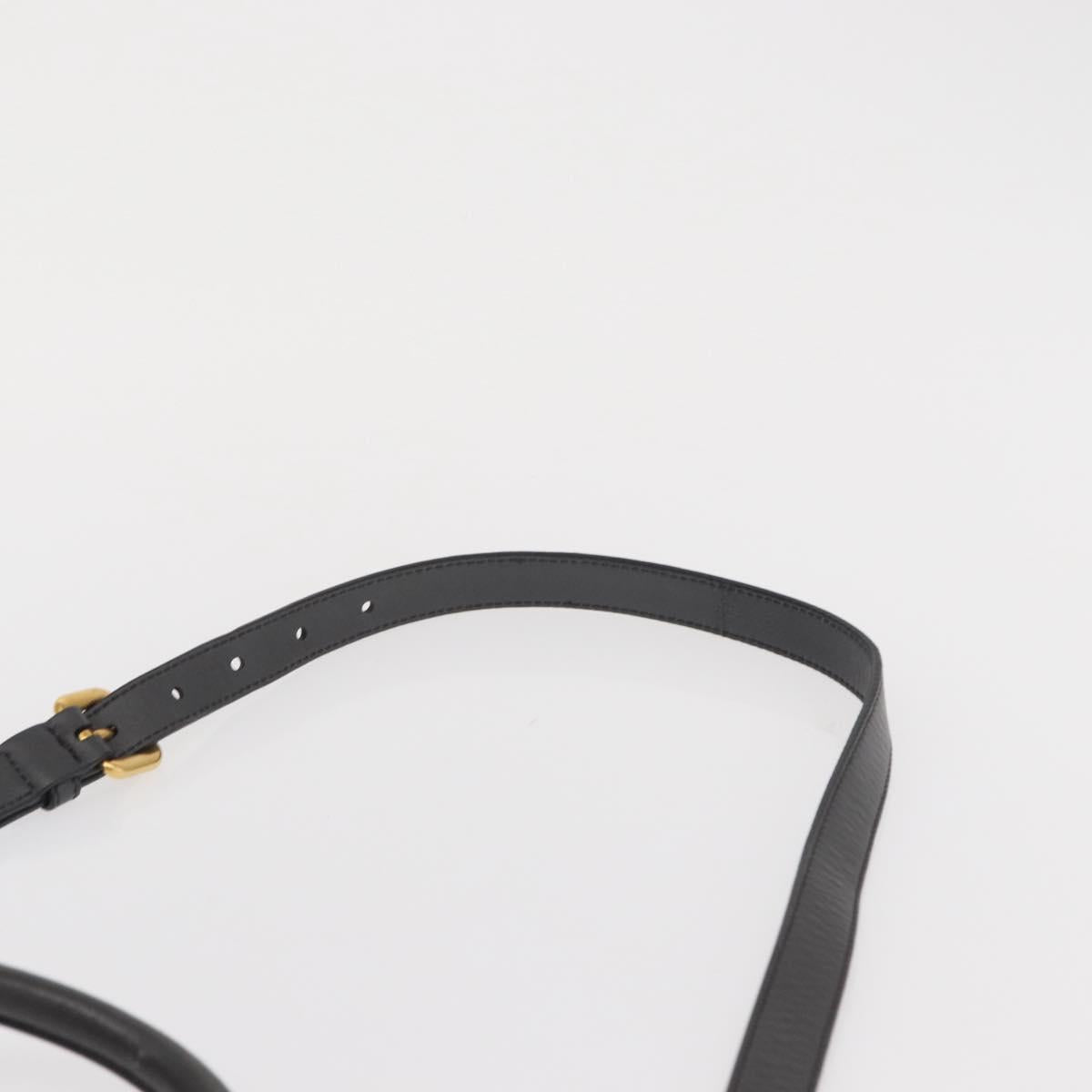 PRADA Hand Bag Nylon 2way Khaki Gold Auth ka1458