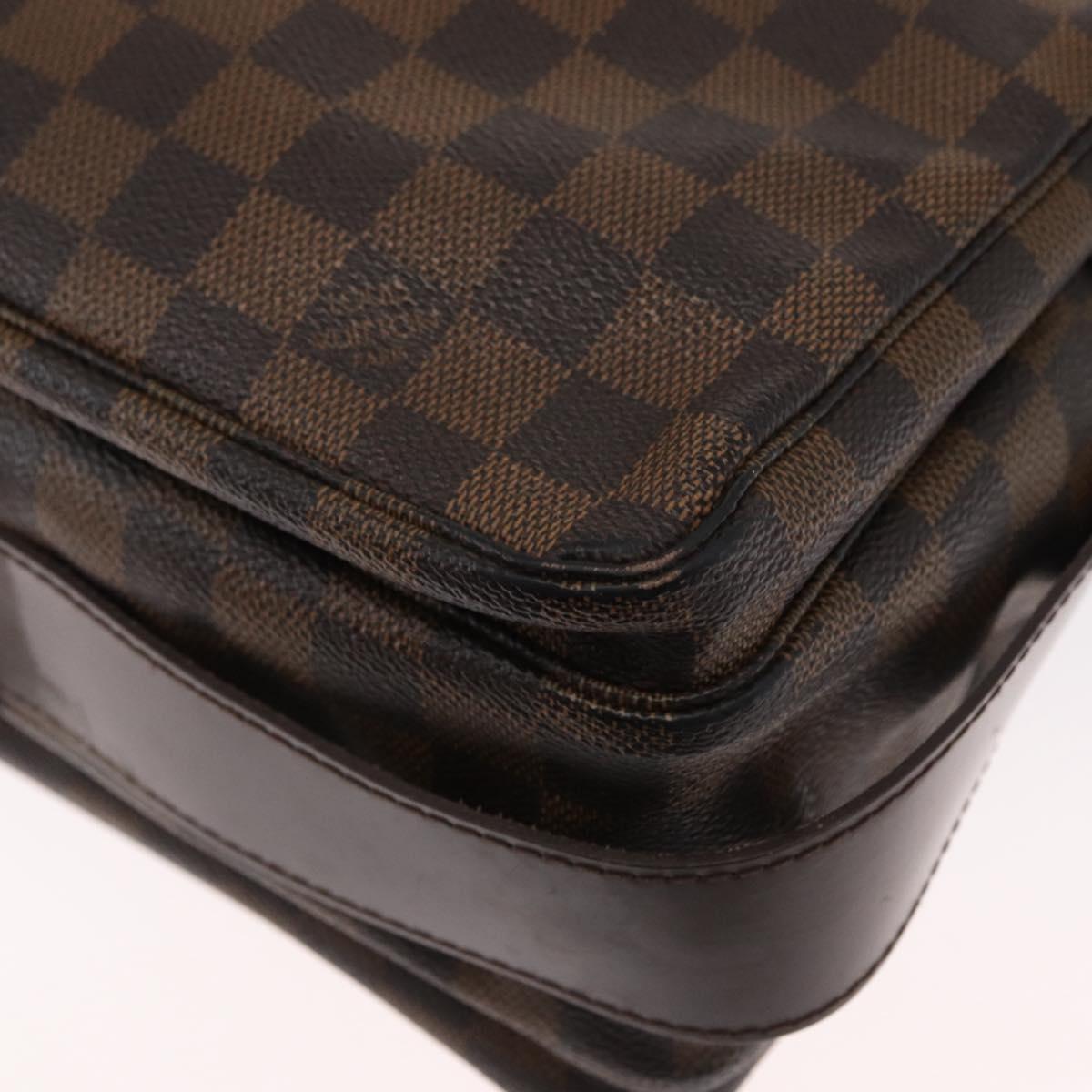 LOUIS VUITTON Damier Ebene Naviglio Shoulder Bag N45255 LV Auth ka1460