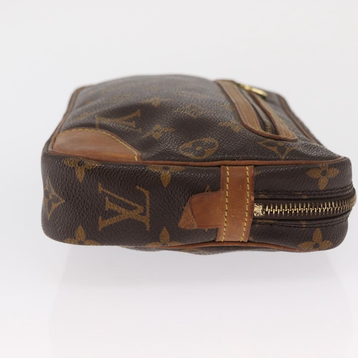 LOUIS VUITTON Monogram Marly Dragonne GM Clutch Bag M51825 LV Auth ka1478