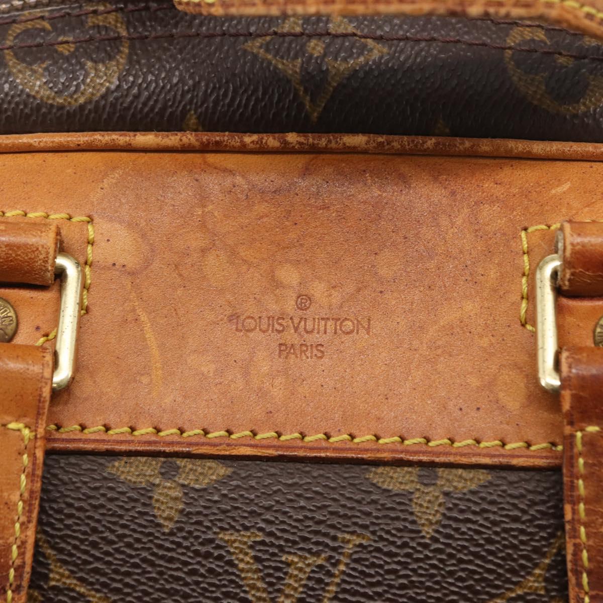LOUIS VUITTON Monogram Excursion Hand Bag M41450 LV Auth ka1484