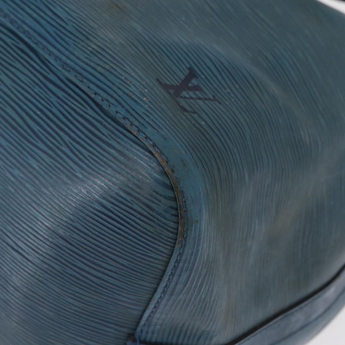 LOUIS VUITTON Epi Petit Noe Shoulder Bag Blue M44105 LV Auth ka1485