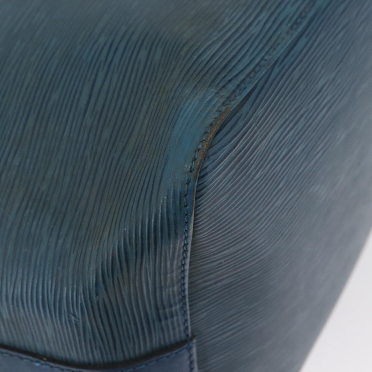 LOUIS VUITTON Epi Petit Noe Shoulder Bag Blue M44105 LV Auth ka1485