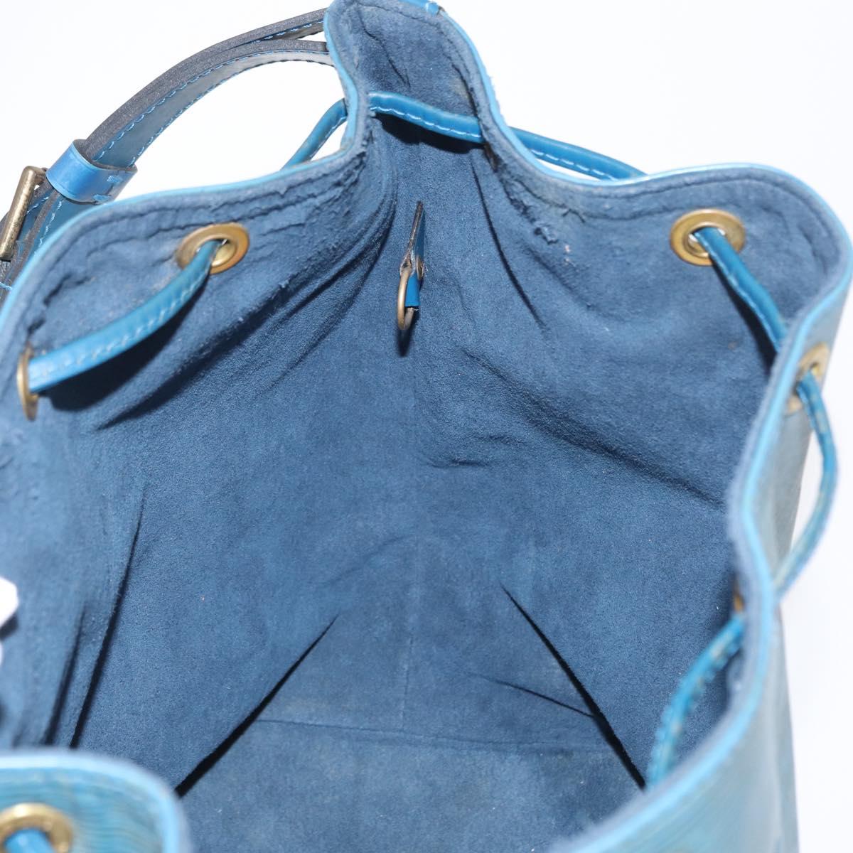 LOUIS VUITTON Epi Petit Noe Shoulder Bag Blue M44105 LV Auth ka1485