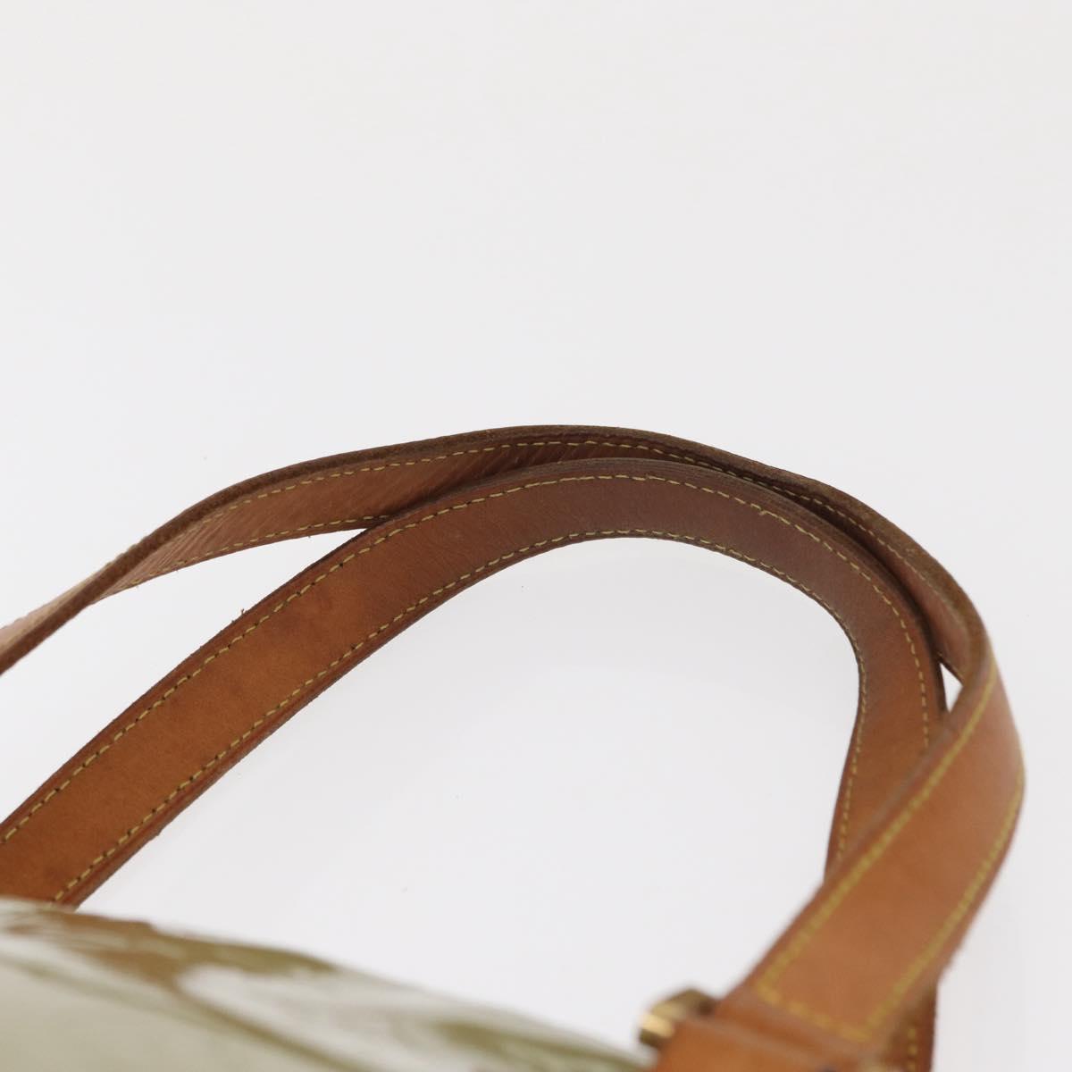LOUIS VUITTON Monogram Vernis Houston Hand Bag Gris M91053 LV Auth ka1489