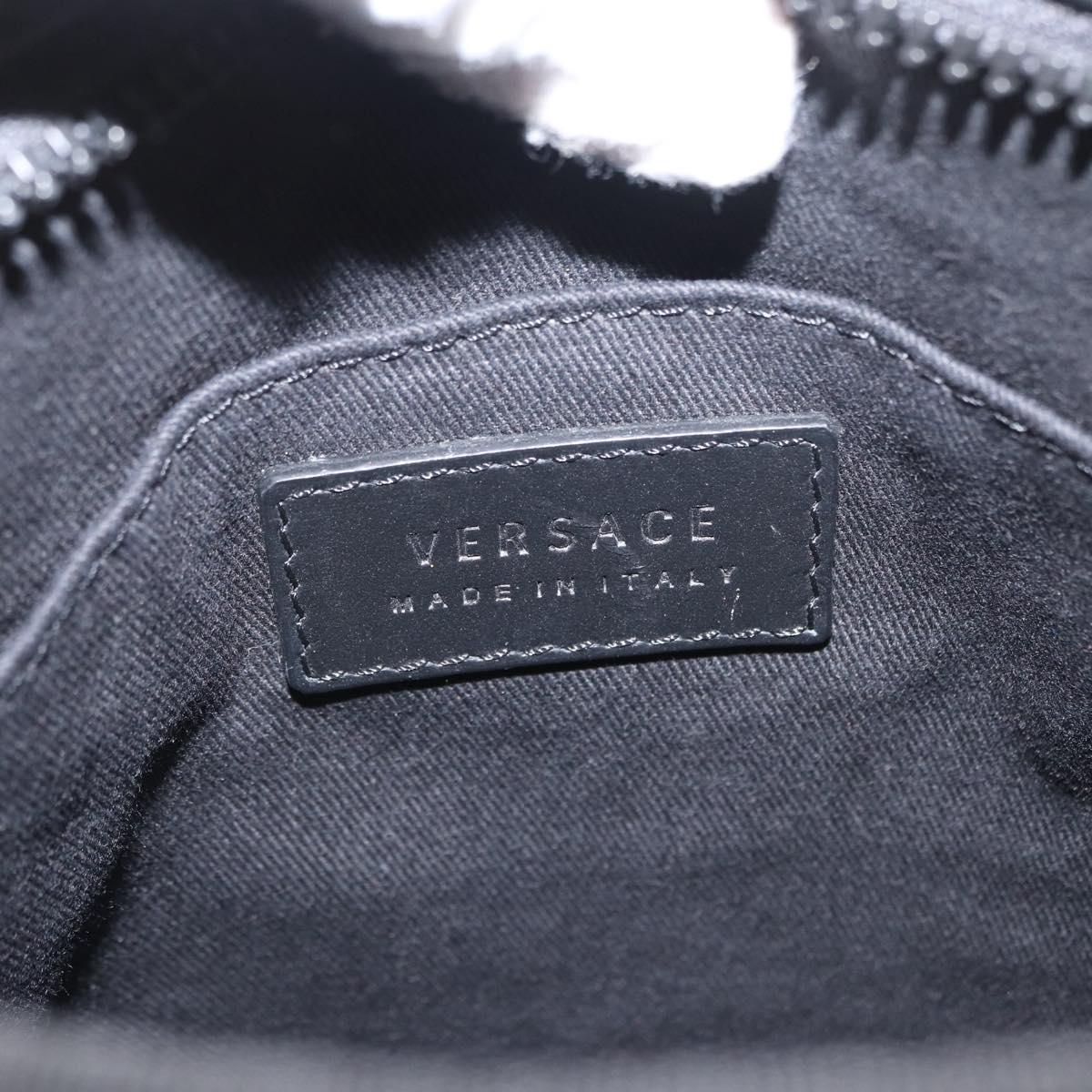 VERSACE Shoulder Bag Nylon Navy Auth ka1505