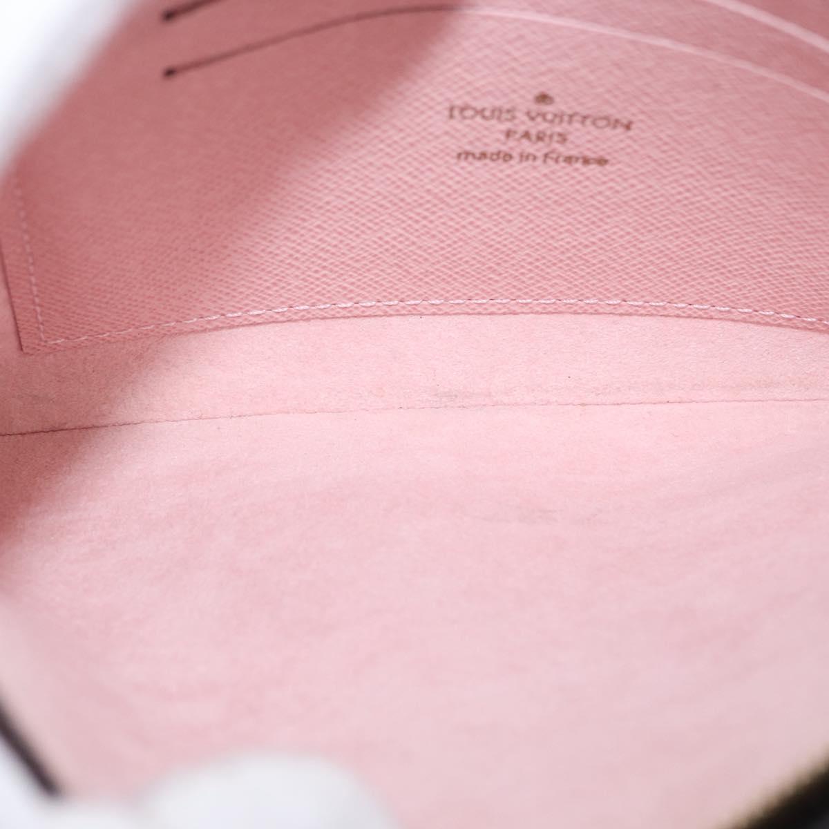 LOUIS VUITTON Monogram Vivienne Pochette Double Zip Bag M69744 LV Auth ka1506SAM