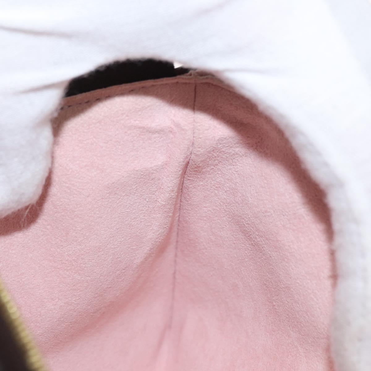 LOUIS VUITTON Monogram Vivienne Pochette Double Zip Bag M69744 LV Auth ka1506SAM