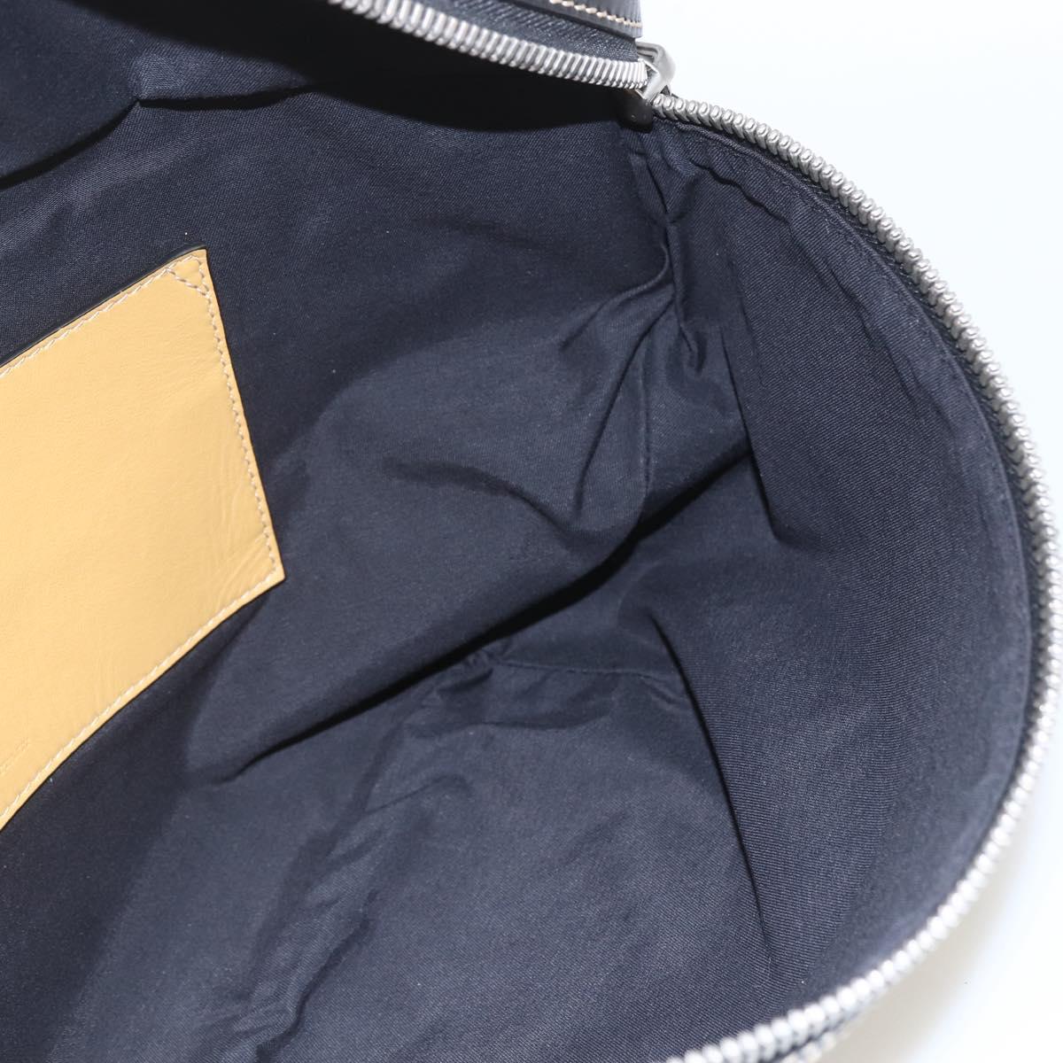 BURBERRY Nova Check Body Bag Canvas Beige Yellow Auth ka1508M