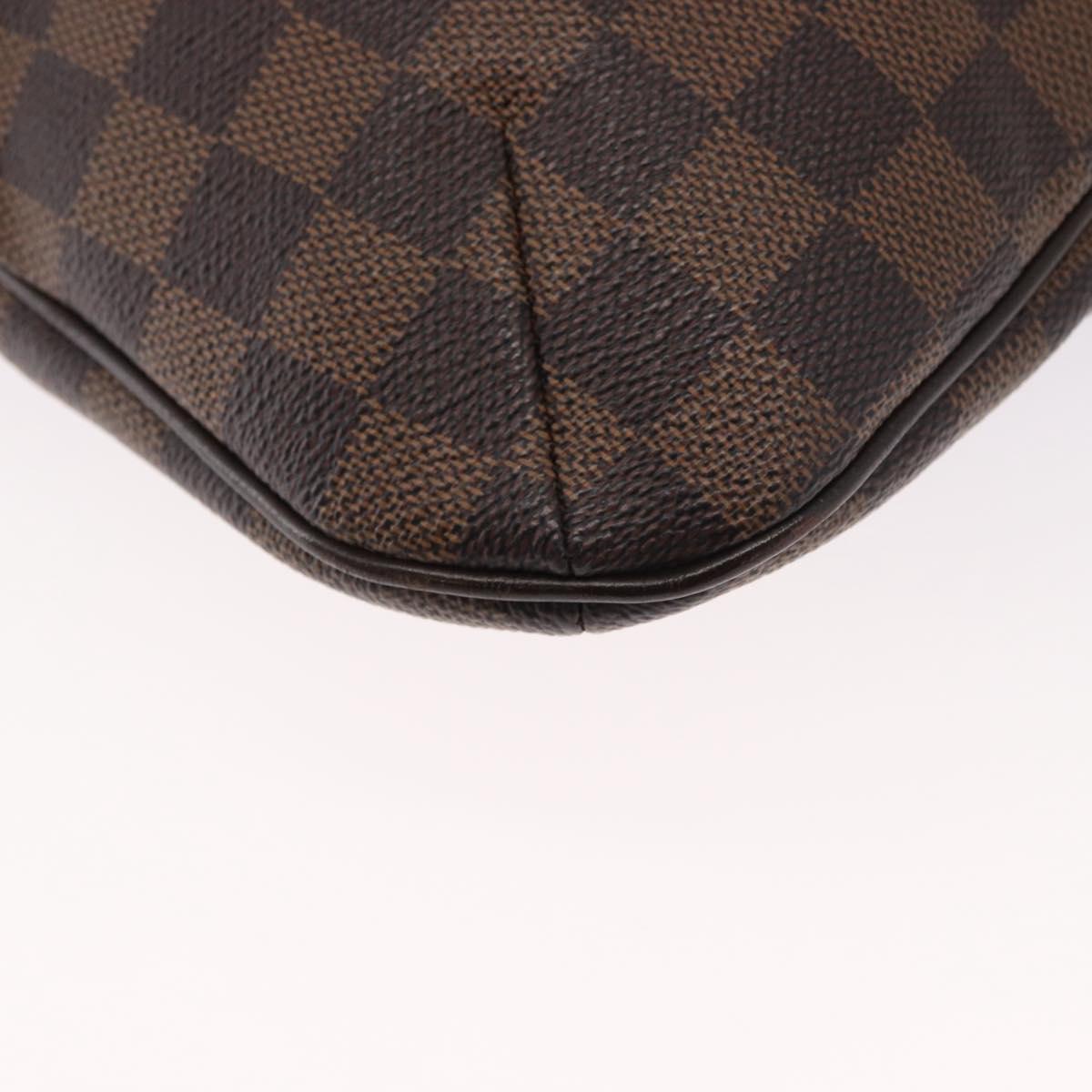 LOUIS VUITTON Damier Ebene Bloomsbury PM Shoulder Bag N42251 LV Auth ka1511