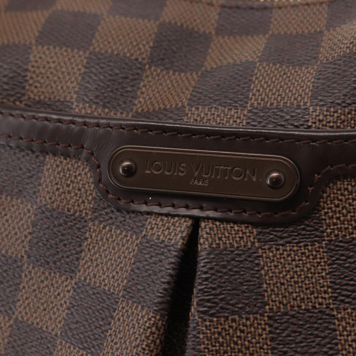 LOUIS VUITTON Damier Ebene Bloomsbury PM Shoulder Bag N42251 LV Auth ka1511