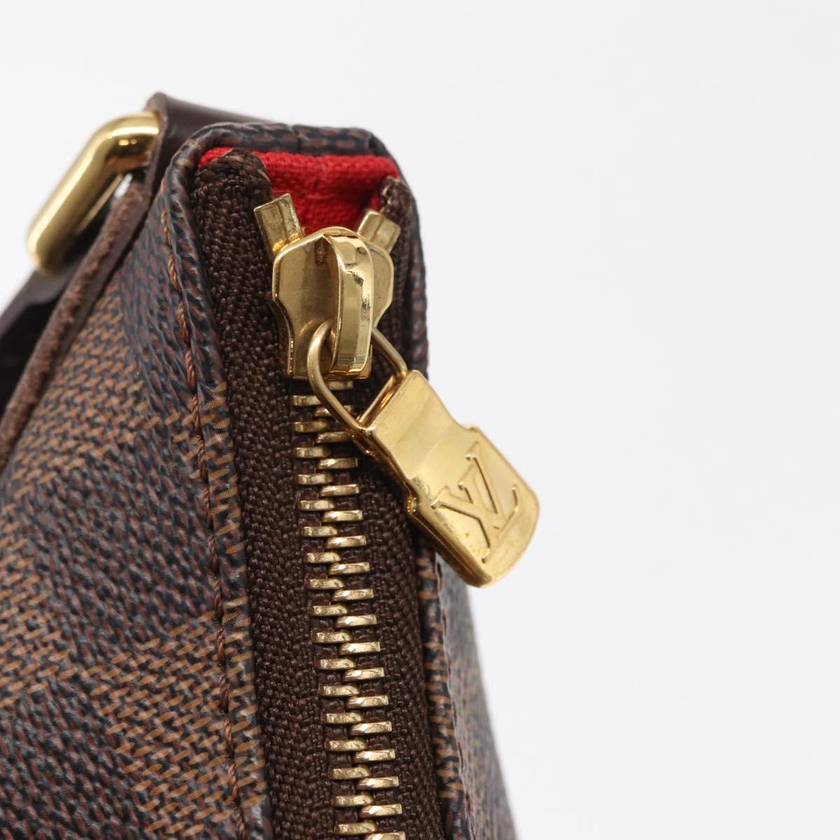 LOUIS VUITTON Damier Ebene Bloomsbury PM Shoulder Bag N42251 LV Auth ka1511