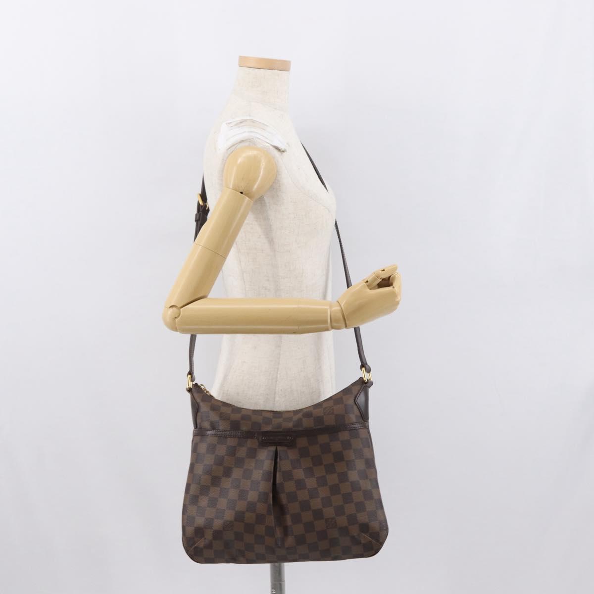 LOUIS VUITTON Damier Ebene Bloomsbury PM Shoulder Bag N42251 LV Auth ka1511