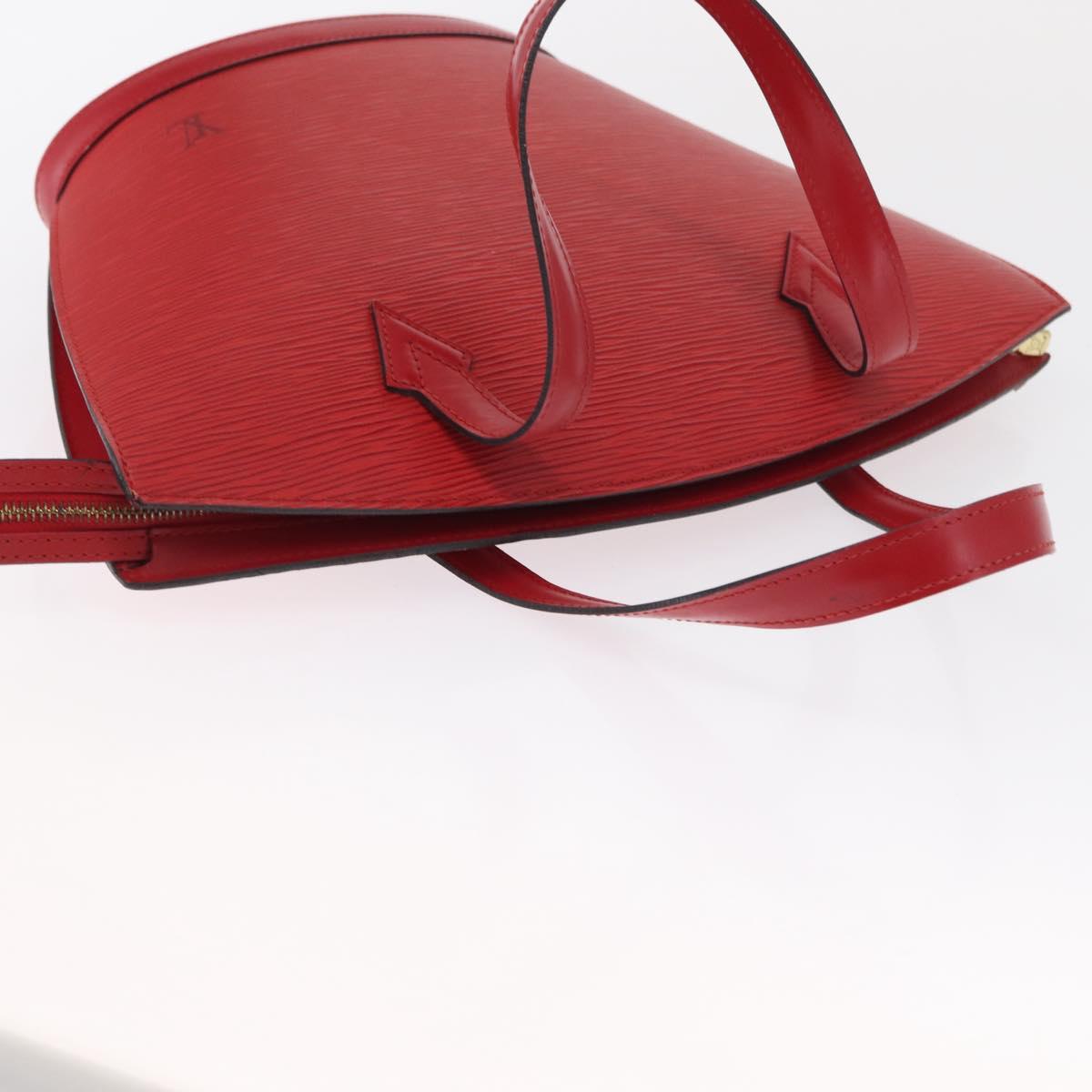 LOUIS VUITTON Epi Saint Jacques Shoulder Bag Red M52277 LV Auth ka1514