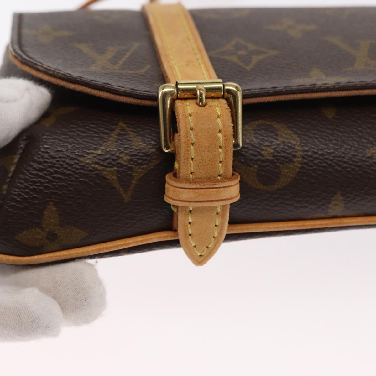 LOUIS VUITTON Monogram Pochette Marrell Waist Bag M51159 LV Auth ka1522