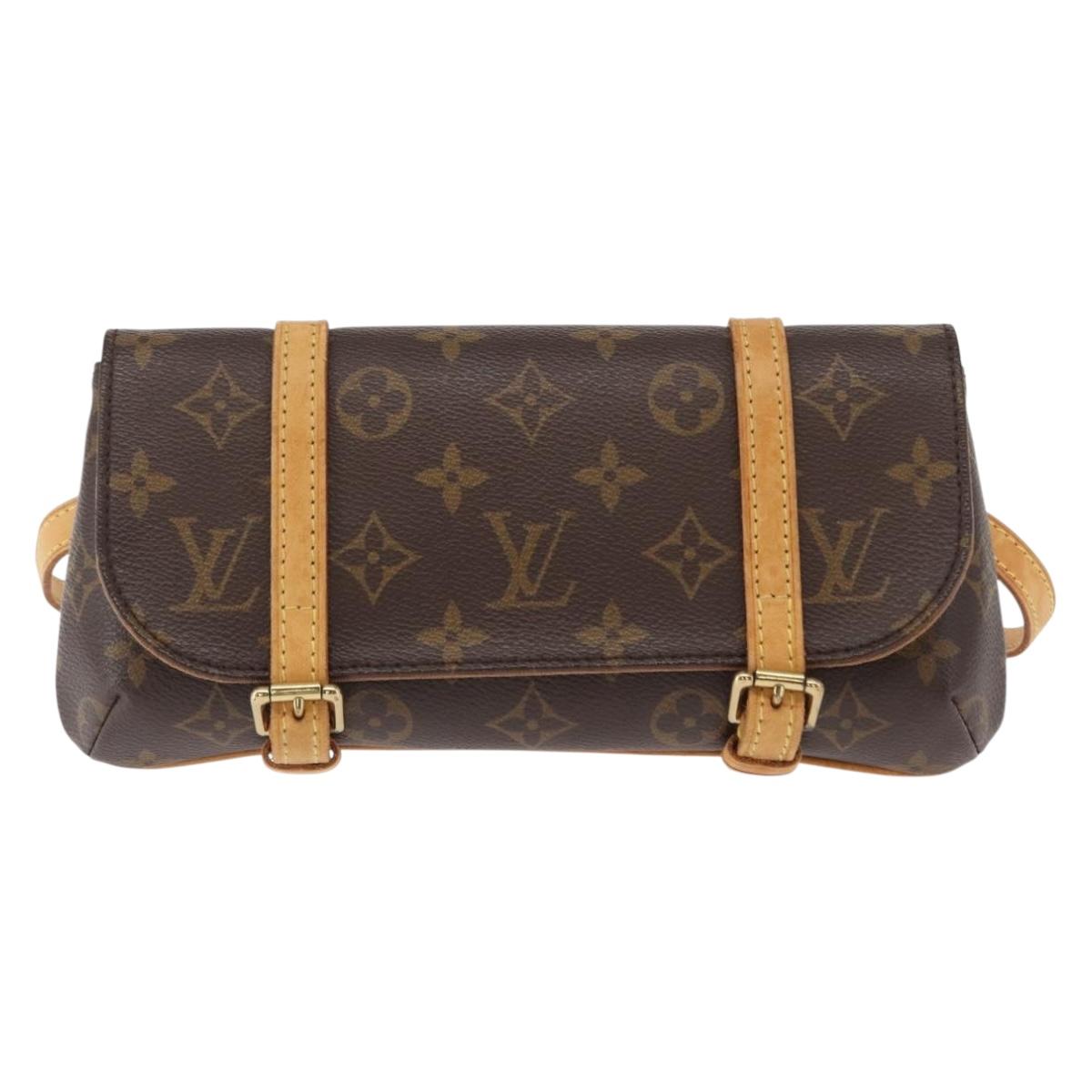 LOUIS VUITTON Monogram Pochette Marrell Waist Bag M51159 LV Auth ka1522