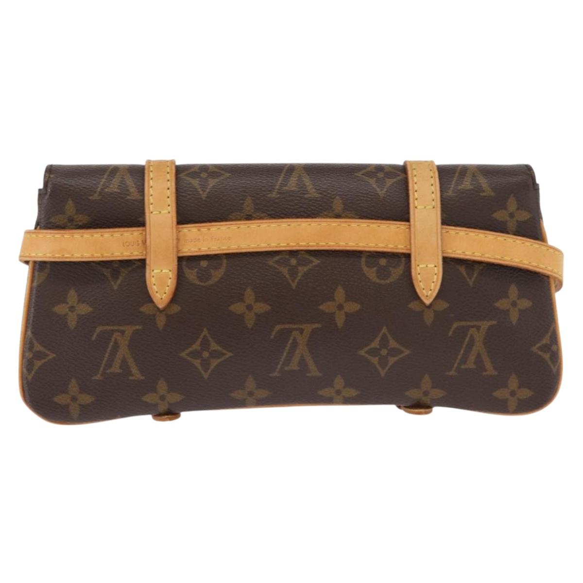 LOUIS VUITTON Monogram Pochette Marrell Waist Bag M51159 LV Auth ka1522