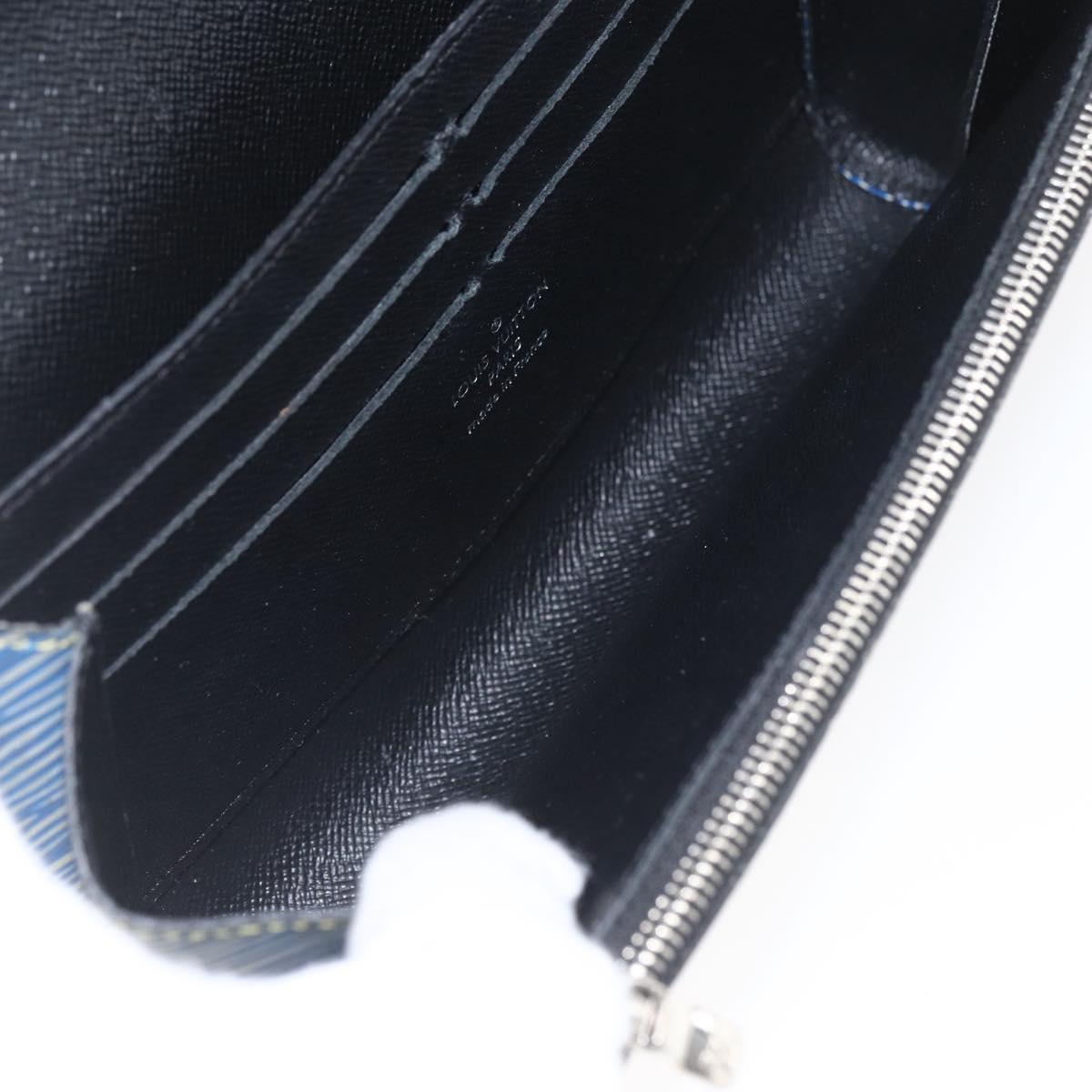 LOUIS VUITTON Epi Denim Twist MM Shoulder Bag Blue M50271 LV Auth ka1523SAM