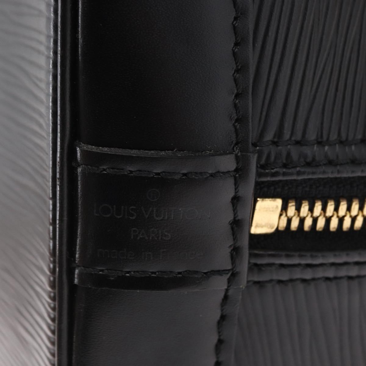 LOUIS VUITTON Epi Alma Hand Bag Black M52142 LV Auth ka1525V