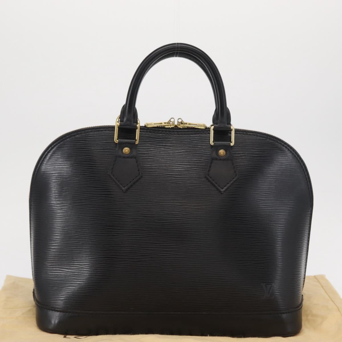 LOUIS VUITTON Epi Alma Hand Bag Black M52142 LV Auth ka1525V