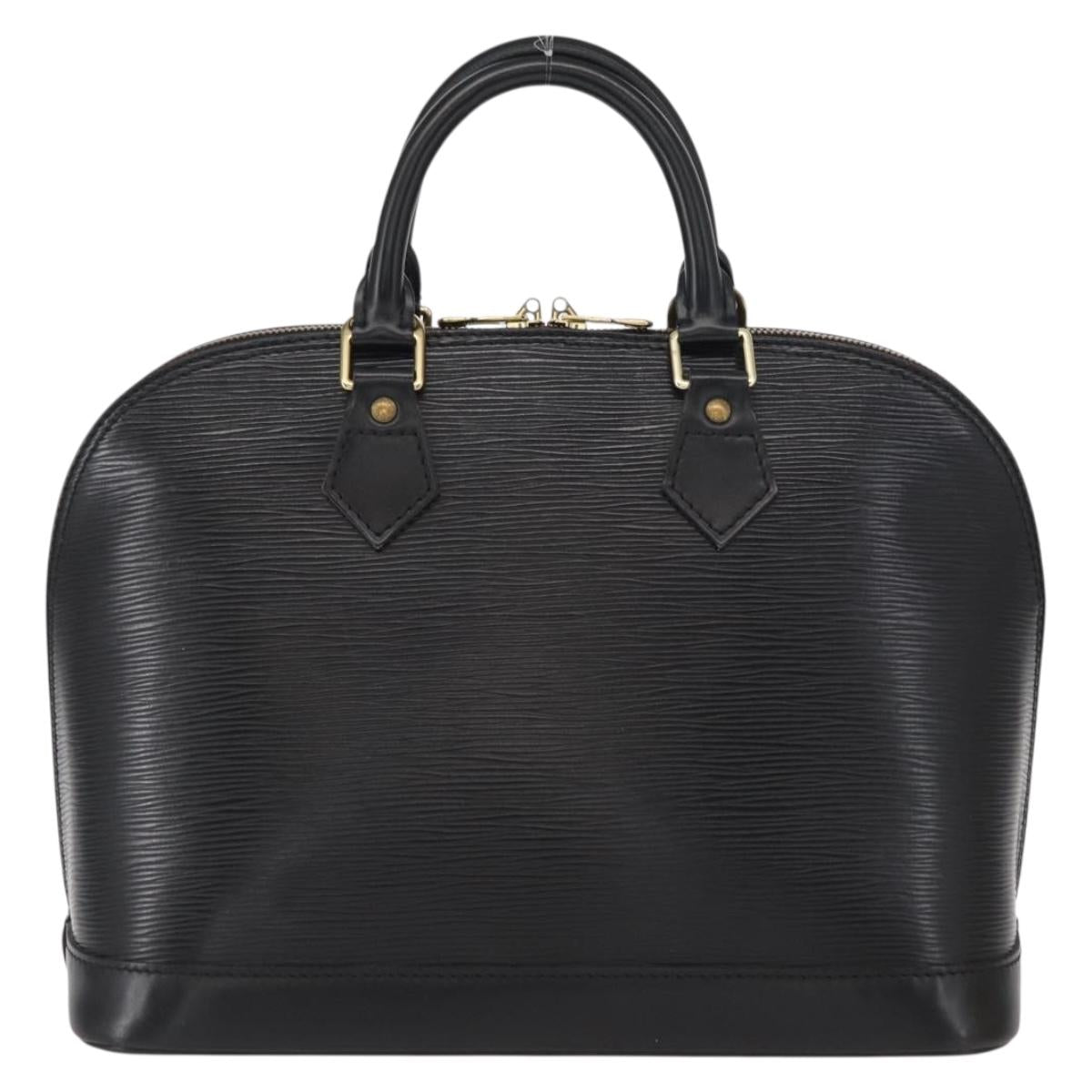LOUIS VUITTON Epi Alma Hand Bag Black M52142 LV Auth ka1525V