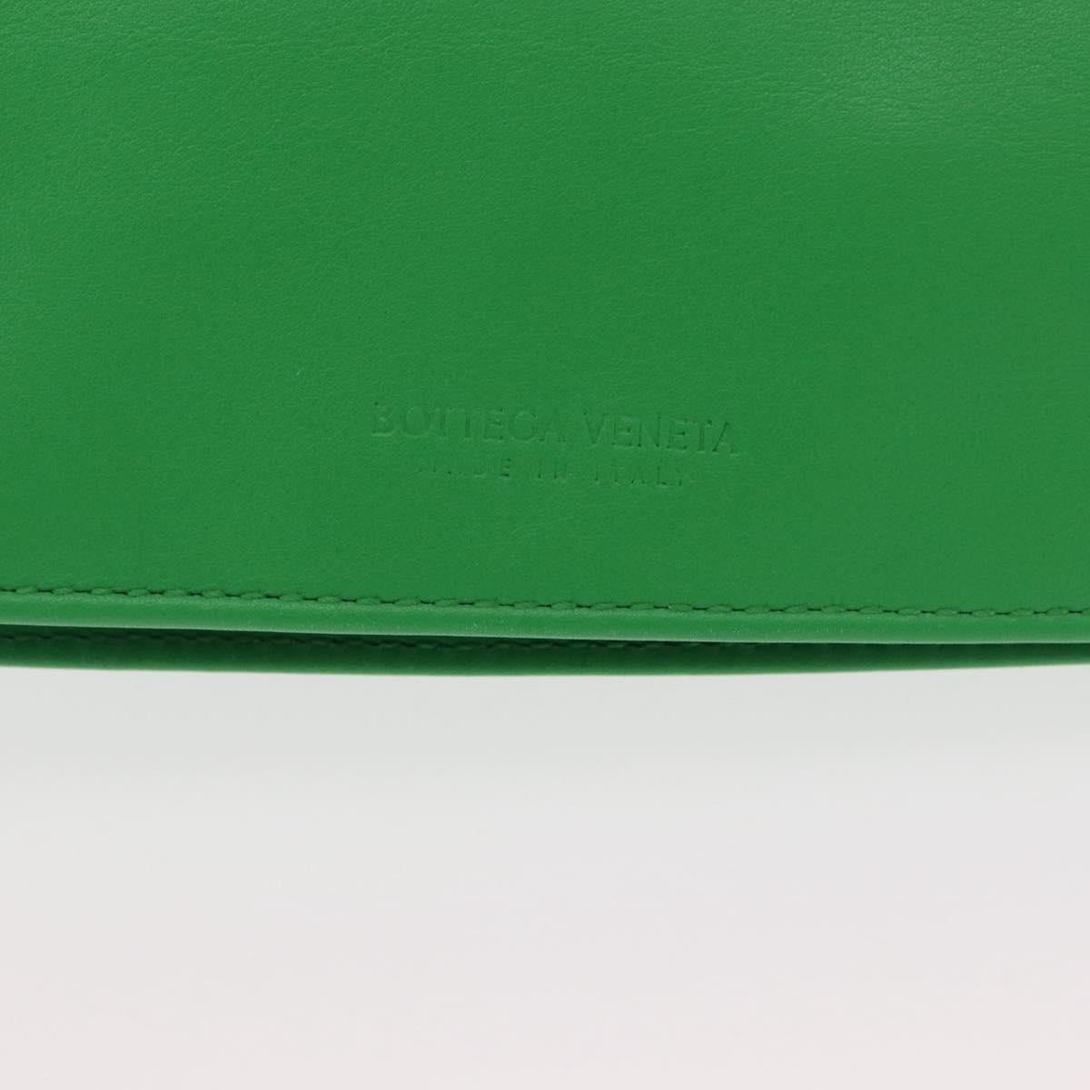 BOTTEGA VENETA Mini The Twist Hand Bag Leather Green Auth ka1532M
