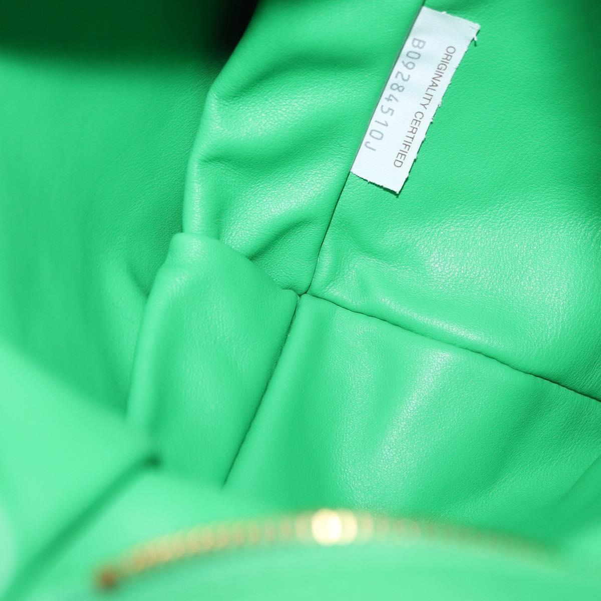 BOTTEGA VENETA Mini The Twist Hand Bag Leather Green Auth ka1532M