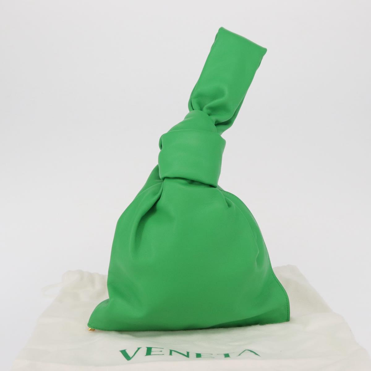 BOTTEGA VENETA Mini The Twist Hand Bag Leather Green Auth ka1532M