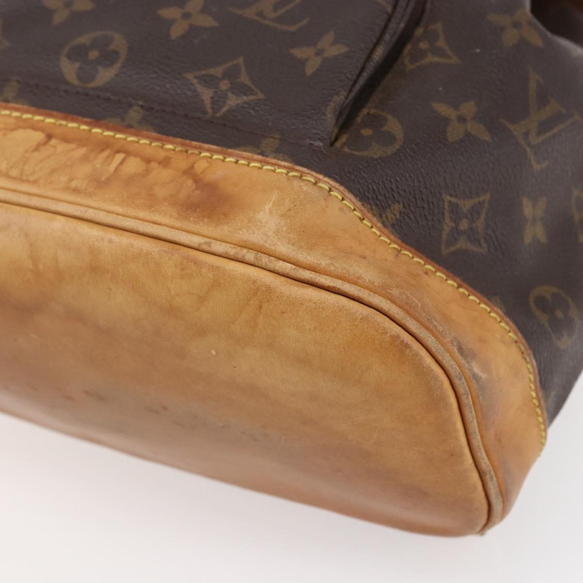 LOUIS VUITTON Monogram Montsouris MM Backpack M51136 LV Auth ka154