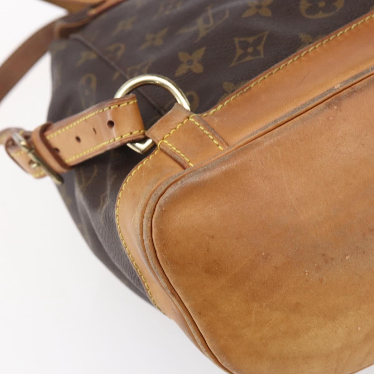 LOUIS VUITTON Monogram Montsouris MM Backpack M51136 LV Auth ka154
