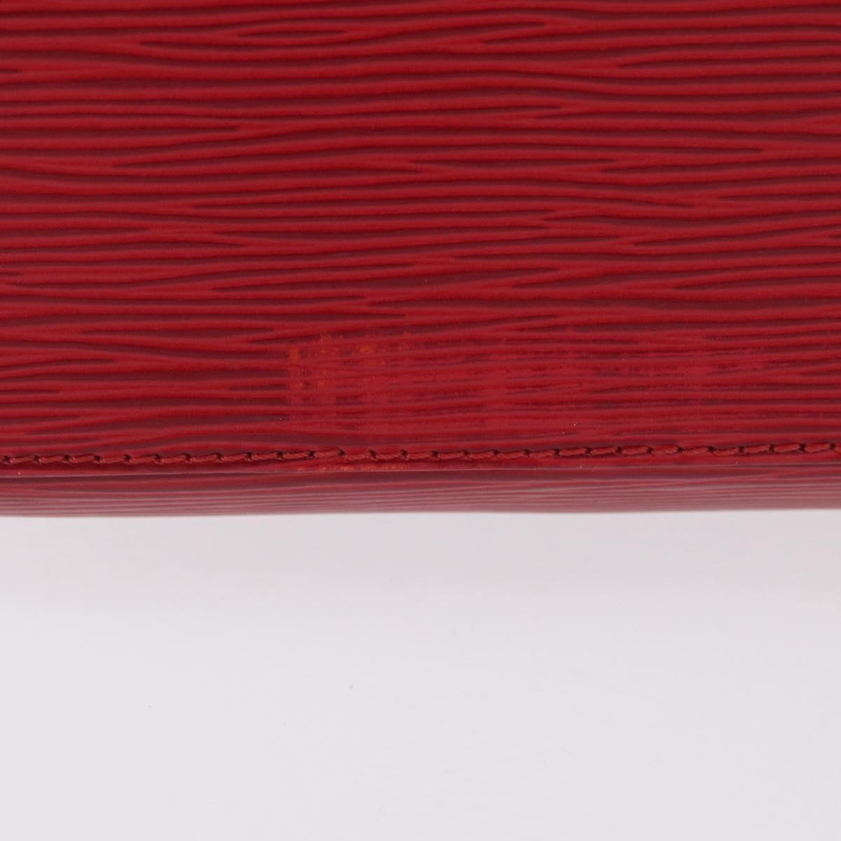 LOUIS VUITTON Epi Pont Neuf Hand Bag Red M52057 LV Auth ka1540