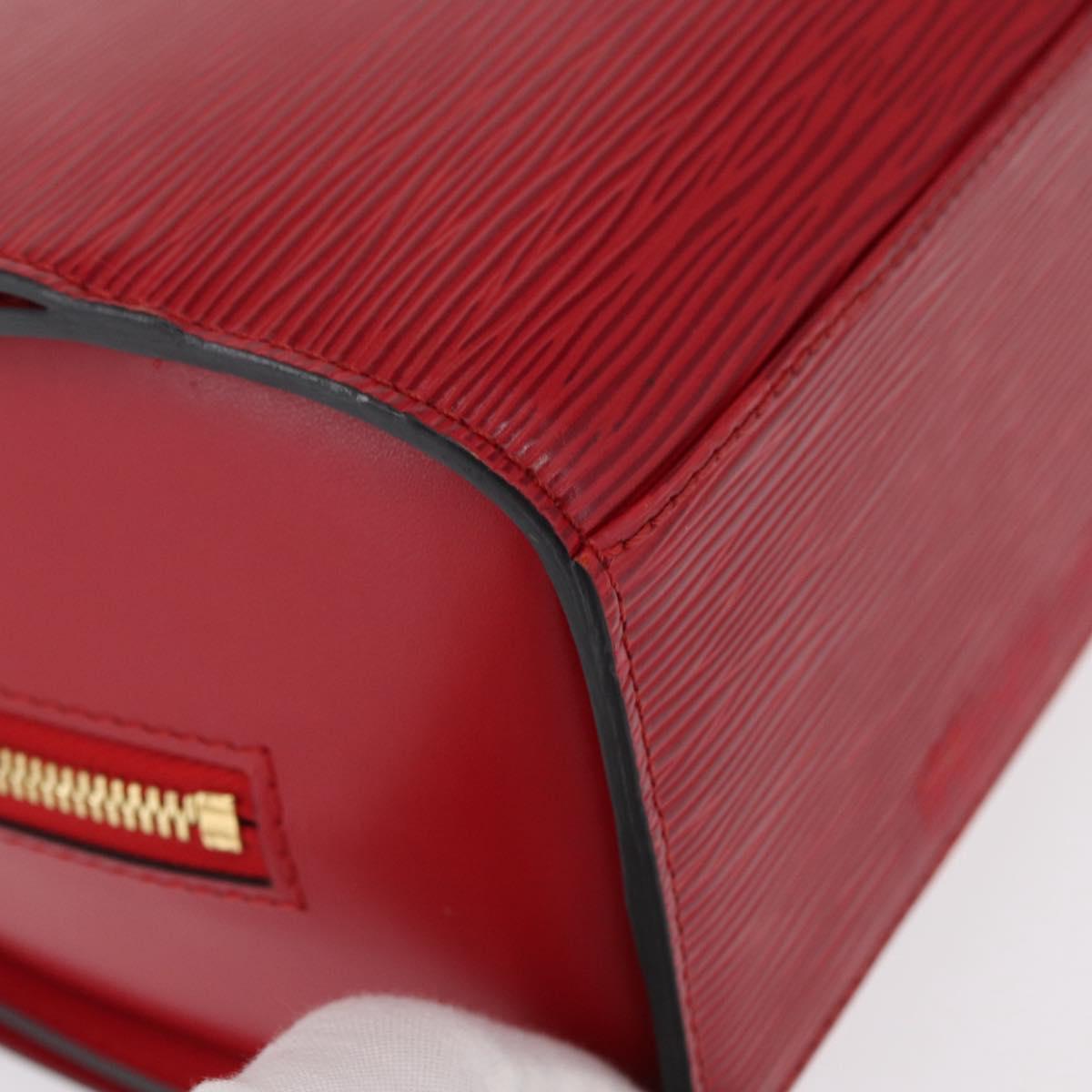 LOUIS VUITTON Epi Pont Neuf Hand Bag Red M52057 LV Auth ka1540