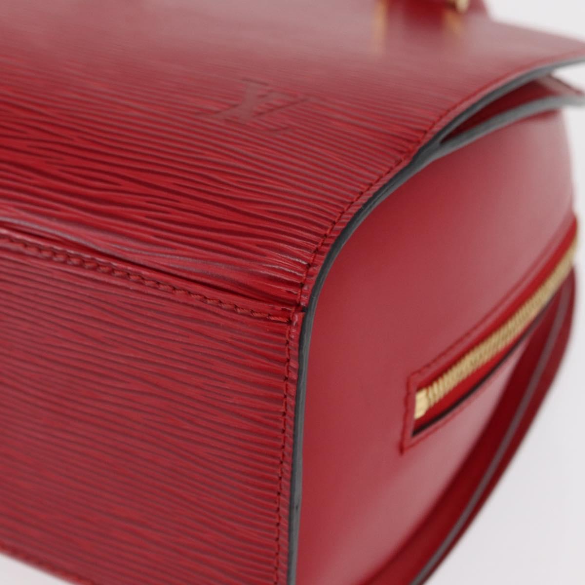 LOUIS VUITTON Epi Pont Neuf Hand Bag Red M52057 LV Auth ka1540
