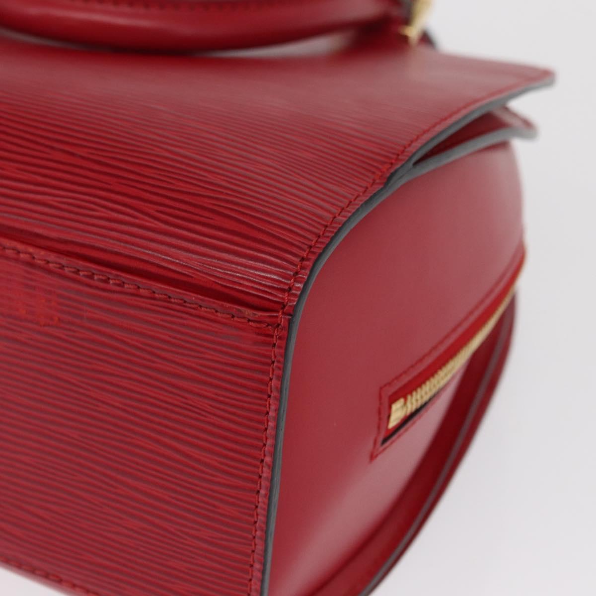 LOUIS VUITTON Epi Pont Neuf Hand Bag Red M52057 LV Auth ka1540