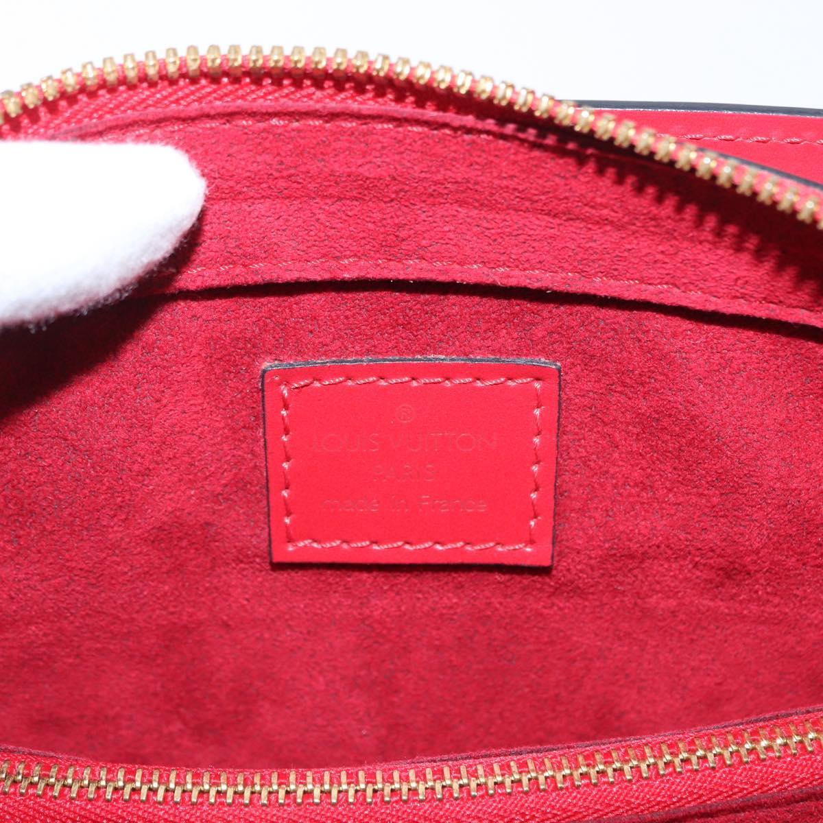 LOUIS VUITTON Epi Pont Neuf Hand Bag Red M52057 LV Auth ka1540