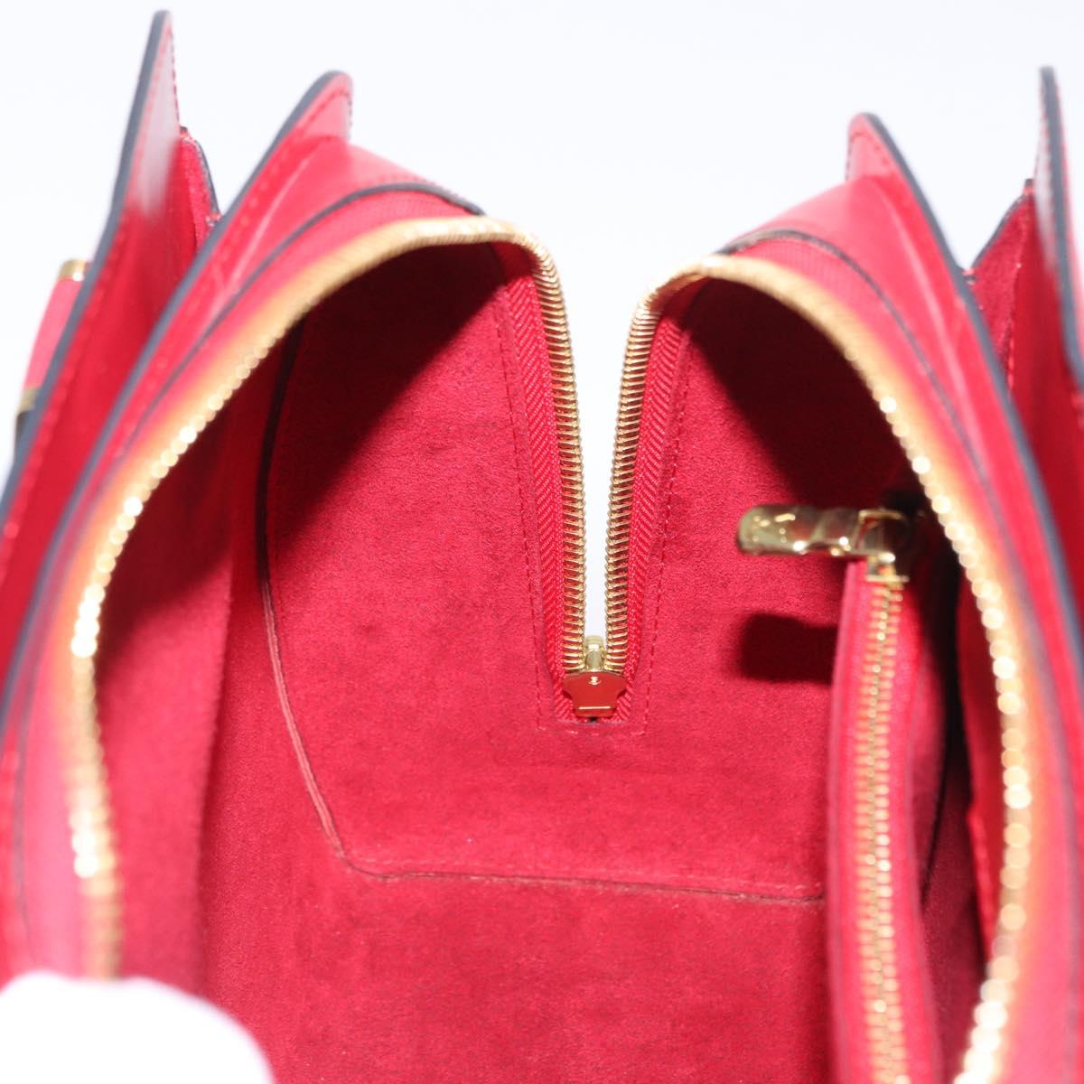 LOUIS VUITTON Epi Pont Neuf Hand Bag Red M52057 LV Auth ka1540