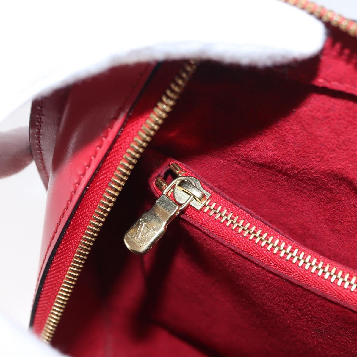 LOUIS VUITTON Epi Pont Neuf Hand Bag Red M52057 LV Auth ka1540