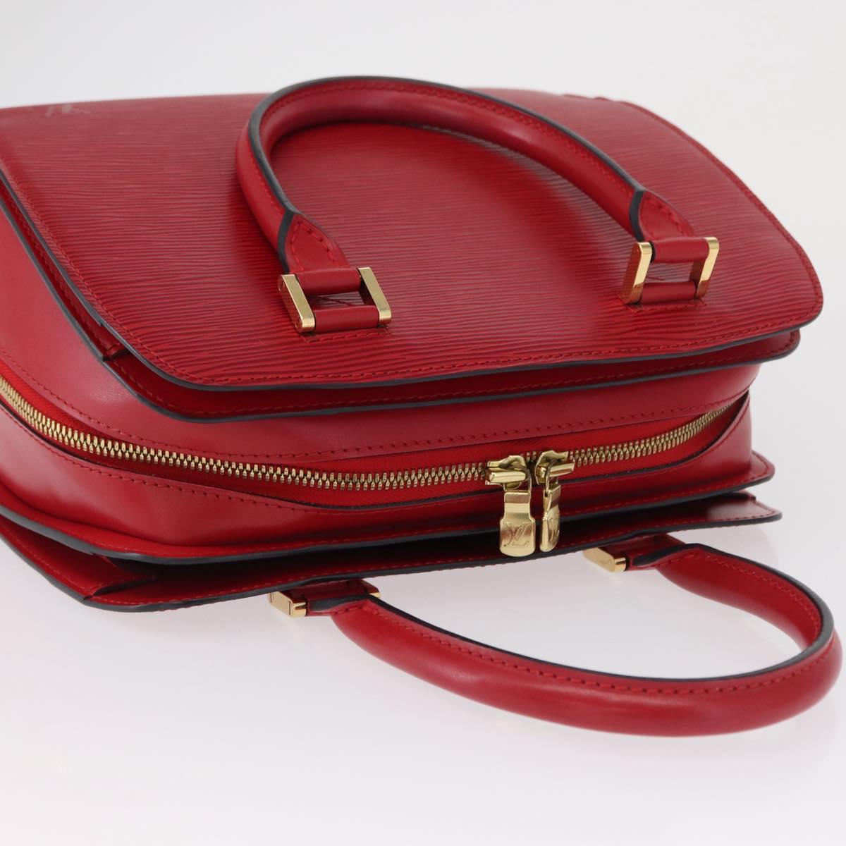 LOUIS VUITTON Epi Pont Neuf Hand Bag Red M52057 LV Auth ka1540